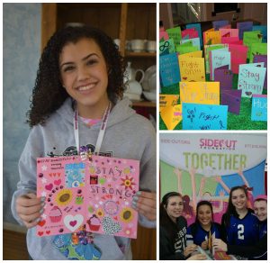 perfect assist volleyball clubs make cards for patients