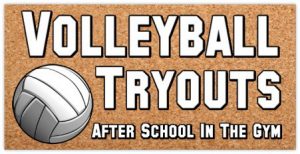 If At First You Don't Succeed, Tryout Again Volleyball Tryouts