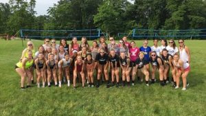 Virginia Elite's teams at the 2018 Dig Pink Summer Kick-Off
