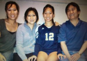 Esther Hon with her family