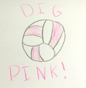 Addison the Amazing Artist Dig Pink signature