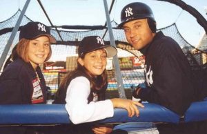 Derek Jeter & Saracini Sisters