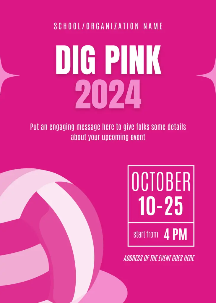 Dig Pink Poster 3