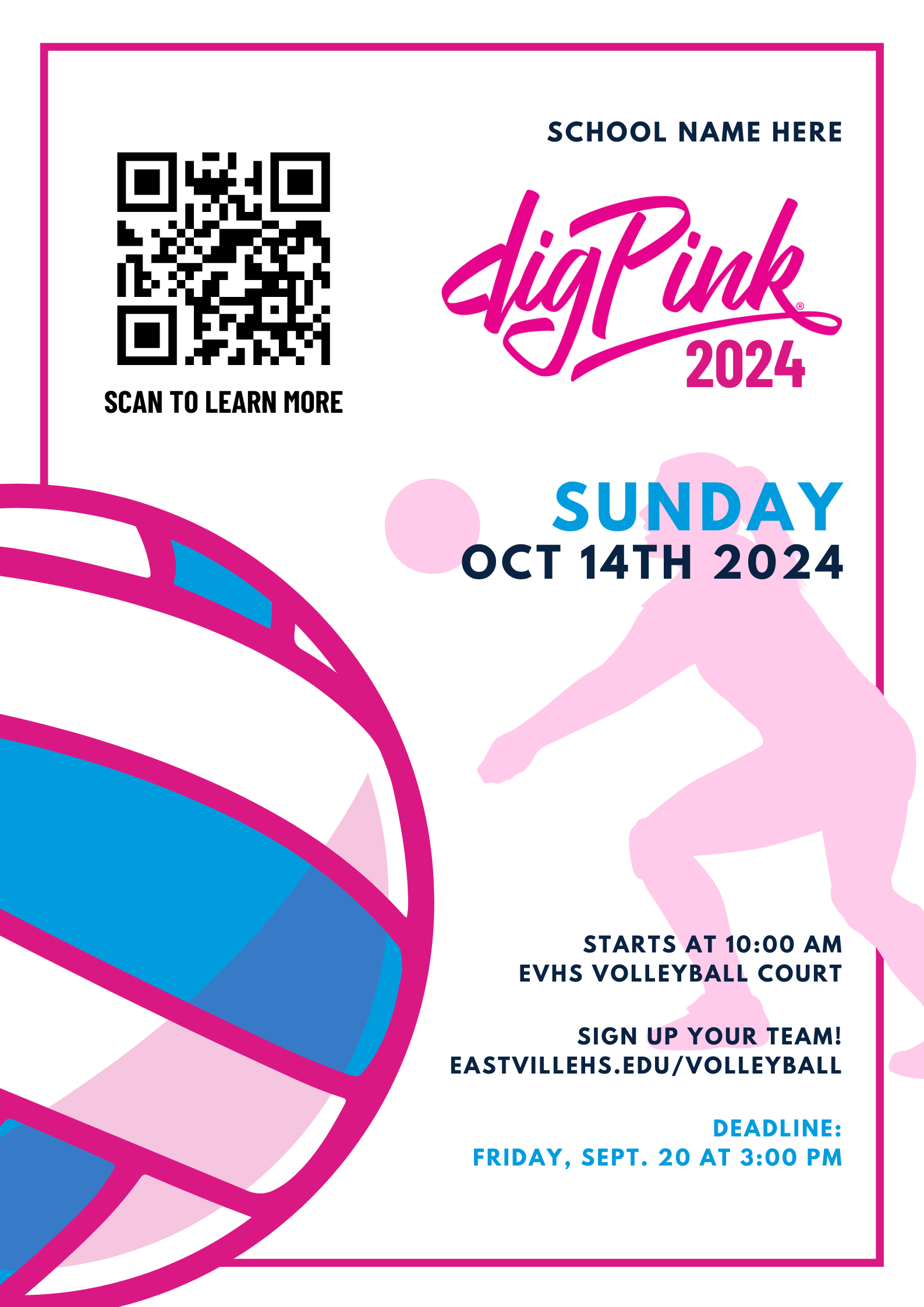 Dig Pink Poster 1