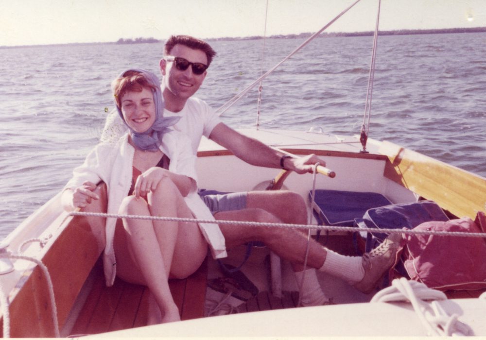 Mom and Dad on Boat